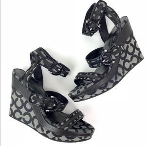Coach Maralee Wedge Sandals
